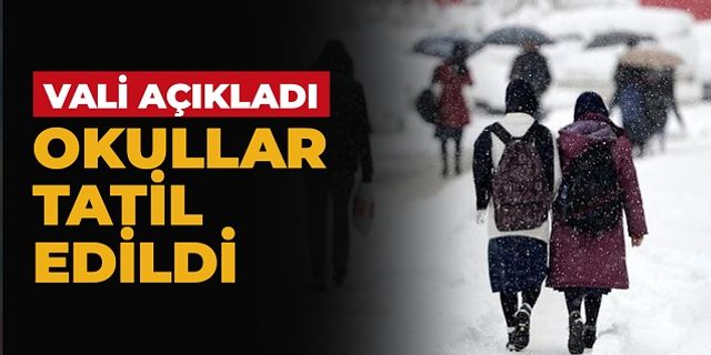 Yoğun kar yağışı nedeniyle İstanbul'da eğitime ara verildi