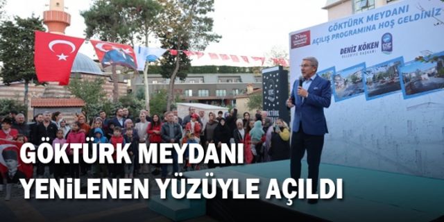 Göktürk Meydanı yenilenen yüzüyle Deniz Köken tarafından açıldı