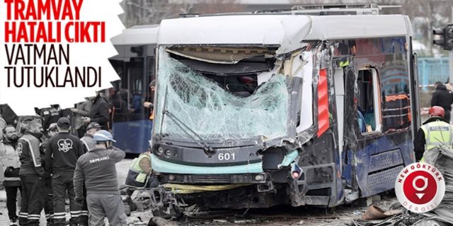 İstanbul'daki Tramvay Kazasında Vatman Tutuklandı