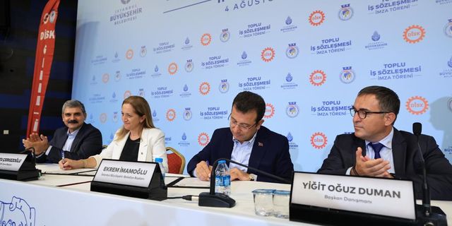İBB Ve Disk Arasında 42 Yıl Sonra Toplu İş Sözleşmesi İmzalandı
