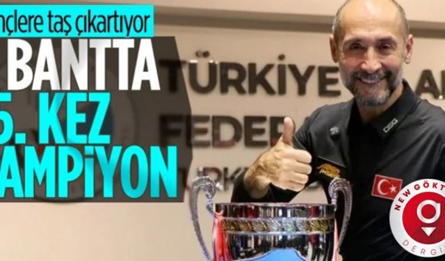 Semih Saygıner 3 Bant Bilardo'da Türkiye Şampiyonu