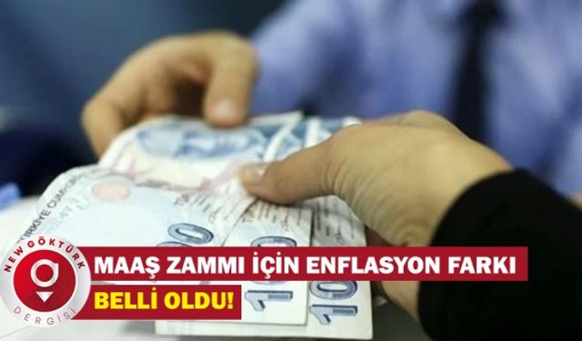 Memur ve emeklinin maaş zammı için enflasyon farkı belli oldu