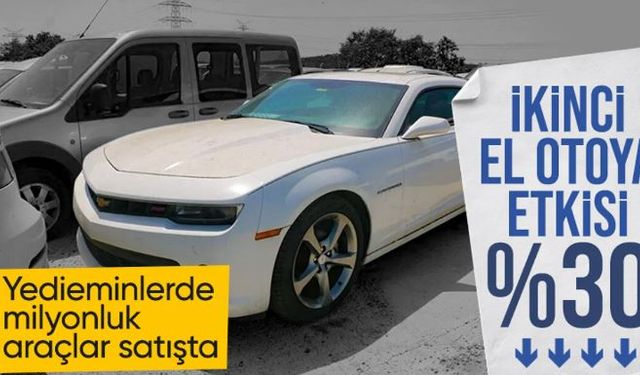 Yedieminlerdeki araçlar satışa çıkıyor! Fiyatlar yüzde 30 düşük