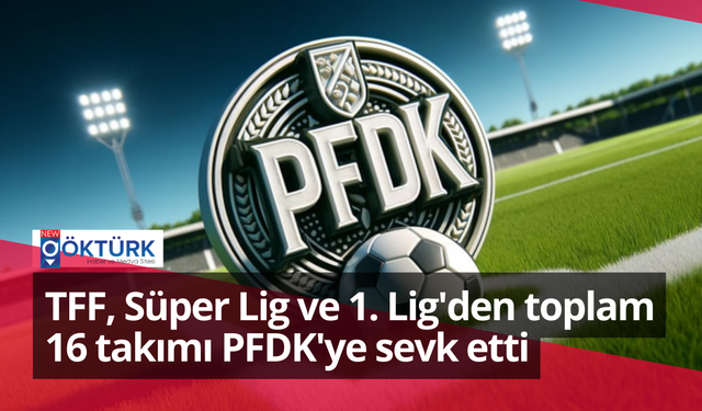 TFF, Süper Lig ve 1. Lig'den toplam 16 takımı PFDK'ye sevk etti