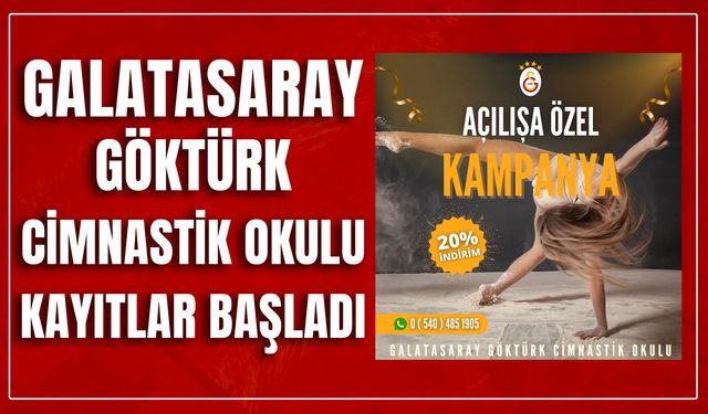 Galatasaray Göktürk Cimnastik Okulu Kayıtlar Başladı