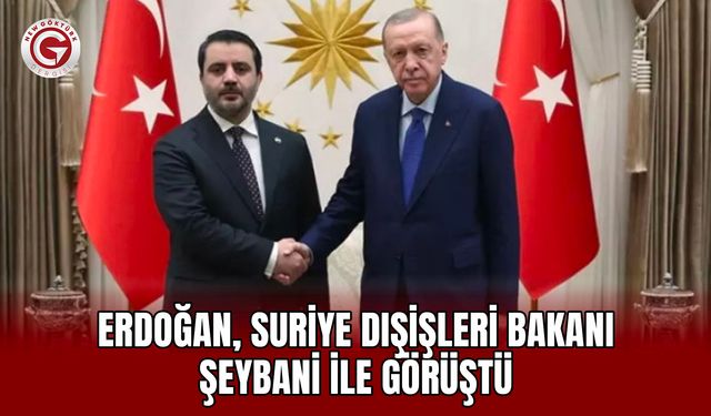 Erdoğan, Suriye Dışişleri Bakanı Şeybani ile Görüştü