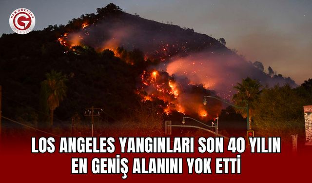 Los Angeles yangınları son 40 yılın en geniş alanını yok etti