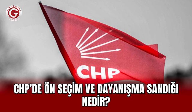 CHP’de ön seçim ve dayanışma sandığı nedir?