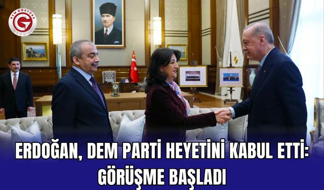 Erdoğan, DEM Parti heyetini kabul etti: Görüşme başladı