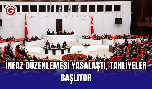 İnfaz düzenlemesi yasalaştı, tahliyeler başlıyor