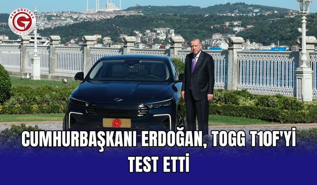 Cumhurbaşkanı Erdoğan, Togg T10F'yi test etti