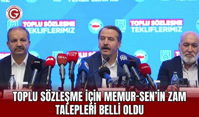 Toplu Sözleşme İçin Memur-Sen’in Zam Talepleri Belli Oldu