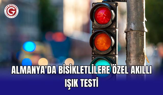 Almanya'da bisikletlilere özel akıllı ışık testi