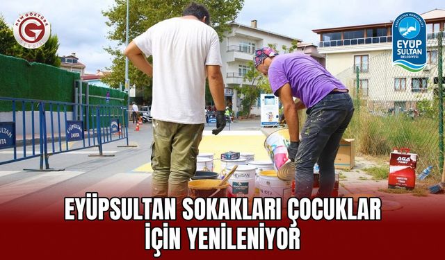 Eyüpsultan’da Sokaklar Çocuklara Yeniden Düzenleniyor