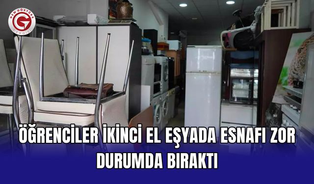 Öğrenciler ikinci el eşyada esnafı zor durumda bıraktı