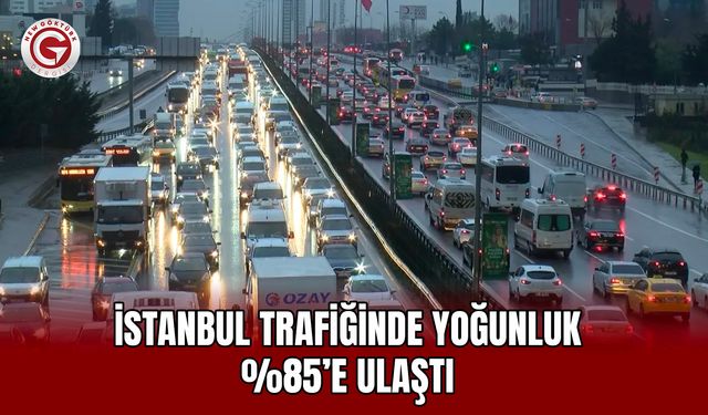 İstanbul Trafiğinde Yoğunluk %85’e Ulaştı