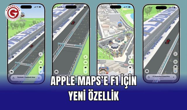 Apple Maps’e F1 İçin Yeni Özellik