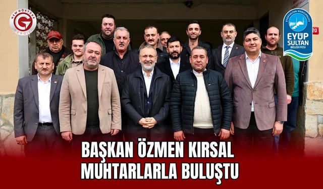 Başkan Özmen Kırsal Muhtarlarla Buluştu