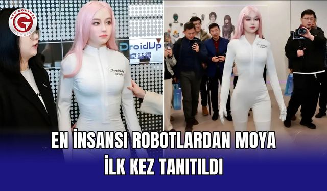En insansı robotlardan Moya ilk kez tanıtıldı