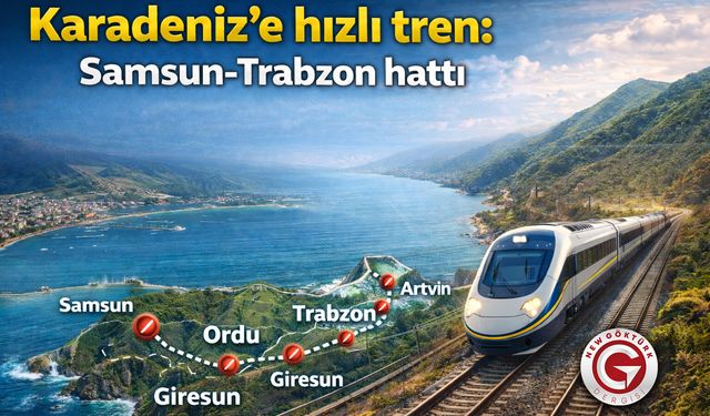 Karadeniz’e hızlı tren: Samsun-Trabzon hattı