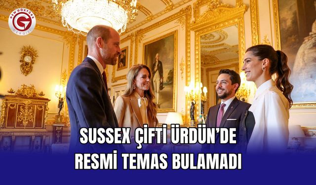 Sussex Çifti Ürdün’de Resmi Temas Bulamadı