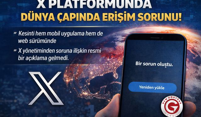 X platformunda küresel erişim sorunu