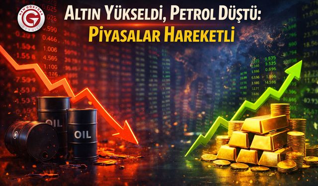 Altın Yükseldi, Petrol Düştü: Piyasalar Hareketli