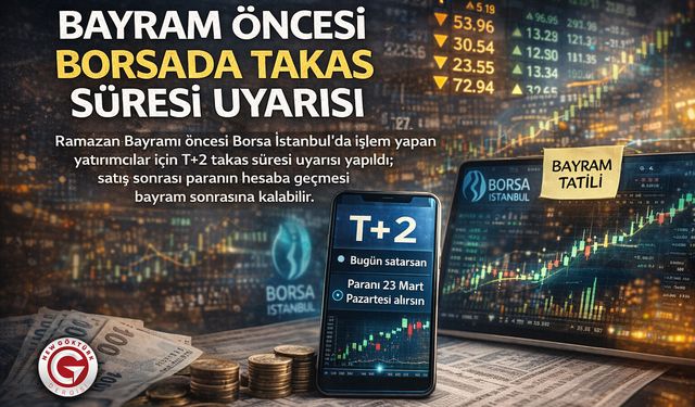 Bayram Öncesi Borsada Takas Süresi Uyarısı