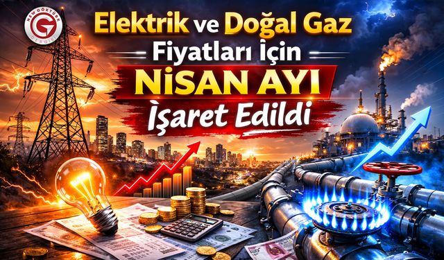 Elektrik ve Doğal Gaz Fiyatları İçin Nisan Ayı İşaret Edildi