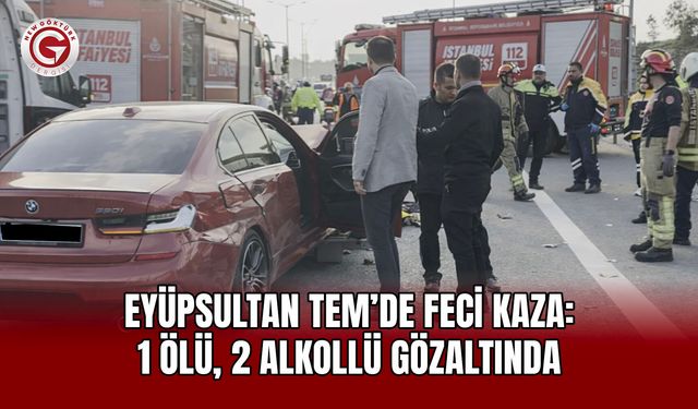 Eyüpsultan TEM’de Feci Kaza: 1 Ölü, 2 Alkollü Gözaltında