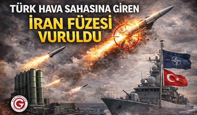 Türk Hava Sahasına Giren İran Füzesi Vuruldu