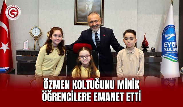 Mithat Bülent Özmen Koltuğunu Minik Öğrencilere Emanet Etti