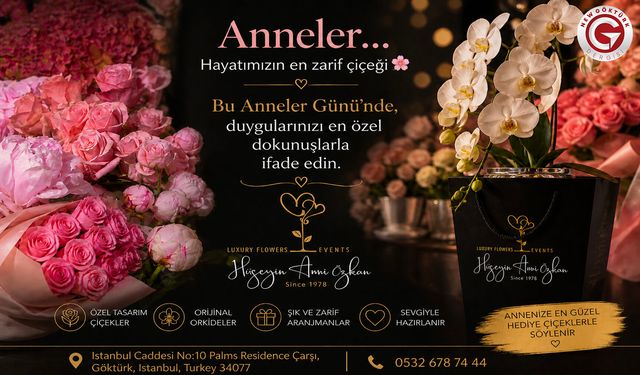 Anneler Günü’nde Zarif Çiçek Dokunuşları