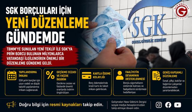 SGK Borçluları İçin Yeni Düzenleme Gündemde