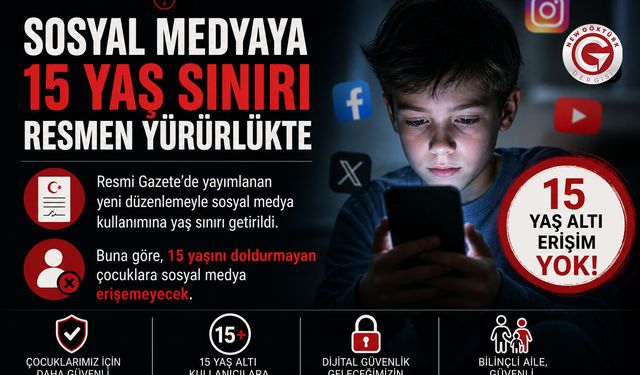 Sosyal Medyaya 15 Yaş Sınırı Resmen Yürürlükte