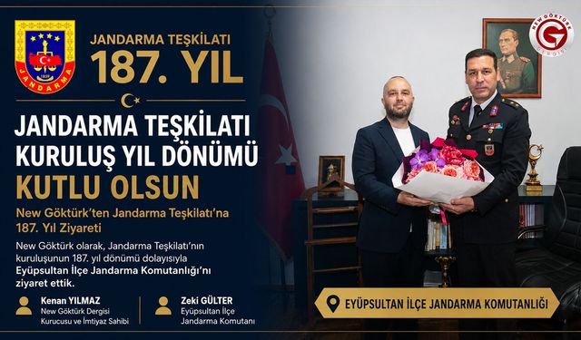 New Göktürk’ten Jandarma Teşkilatı’na 187. Yıl Ziyareti