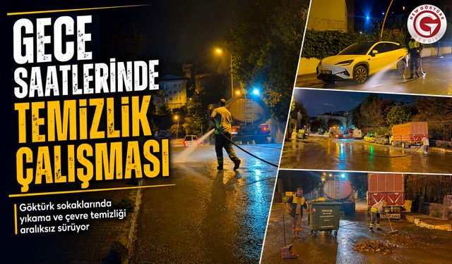 Eyüpsultan Belediyesi Ekiplerinden Göktürk’te Temizlik Çalışması