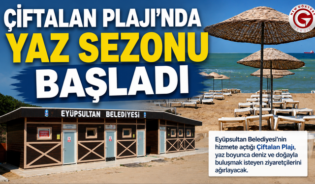 Çiftalan Plajı’nda Yaz Sezonu Başladı