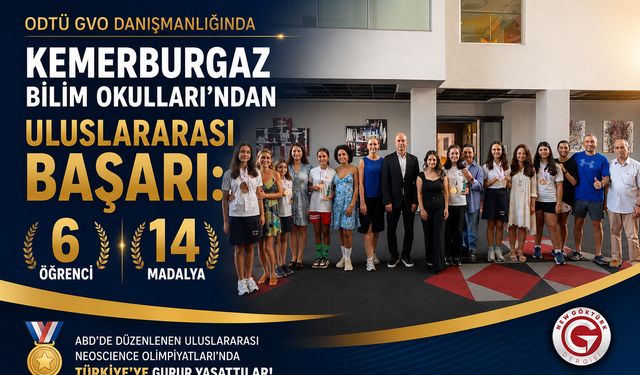Kemerburgaz Bilim Okulları’ndan Uluslararası Başarı