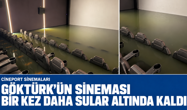 Göktürk’ün sineması bir kez daha sular altında kaldı
