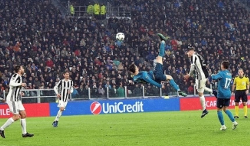 Ronaldo'nun Real Madrid Formasıyla Juventus'a Attığı Gol, UEFA Tarafından Yılın Golü Seçildi