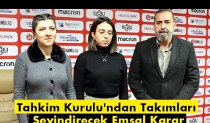 Samsunspor Avukatı Merve Mısır ve Ece Özsu, kulüplerini yüklü bir davadan kurtardılar