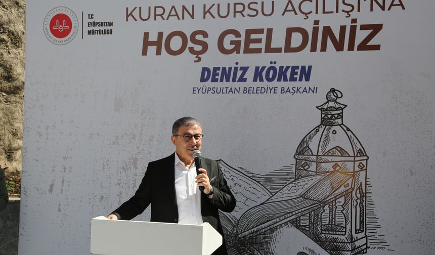Eyüpsultan Belediyesi Düğmeciler Kur'an Kursu'nu hizmete açtı