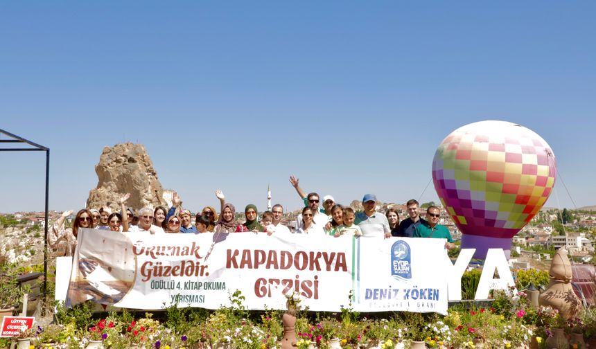 Okumak Güzeldir'in kazananları Kapadokya turunda buluştu
