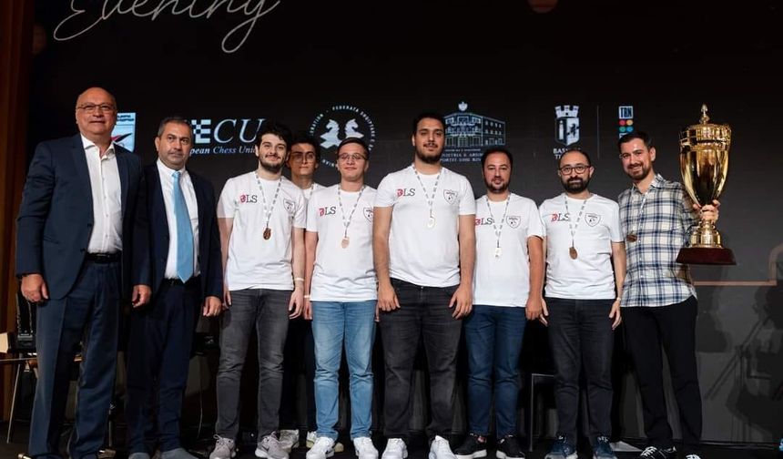 Göktürk Satranç Spor Kulübü, Avrupa'da üçüncü oldu