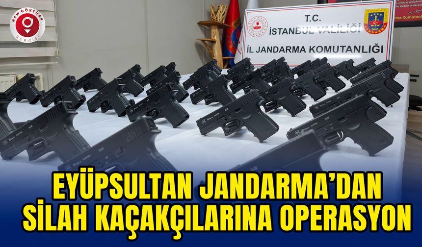 Eyüpsultan Jandarma’dan  Silah Kaçakçılarına Operasyon