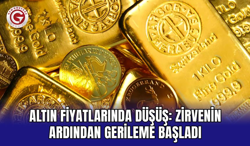 Altın Fiyatlarında Düşüş: Zirvenin Ardından Gerileme Başladı