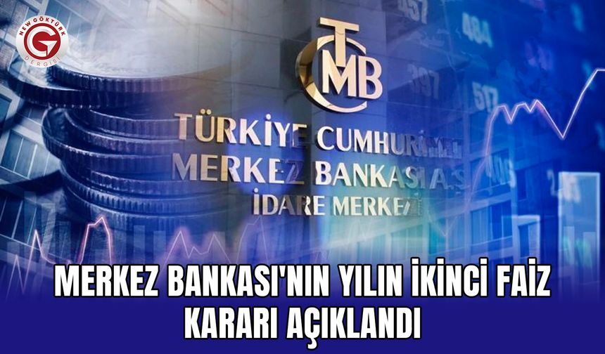 Merkez Bankası'nın Yılın İkinci Faiz Kararı Açıklandı