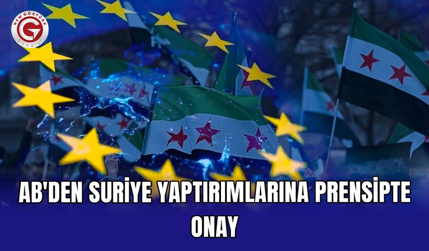 AB'den Suriye yaptırımlarına prensipte onay