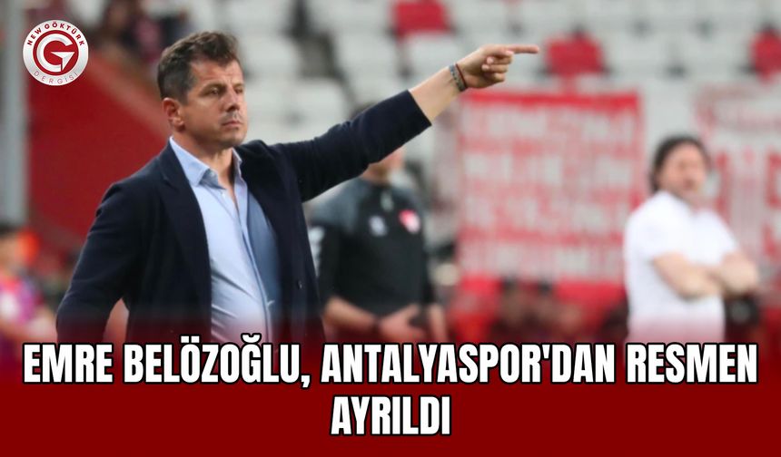 Emre Belözoğlu, Antalyaspor'dan Resmen Ayrıldı